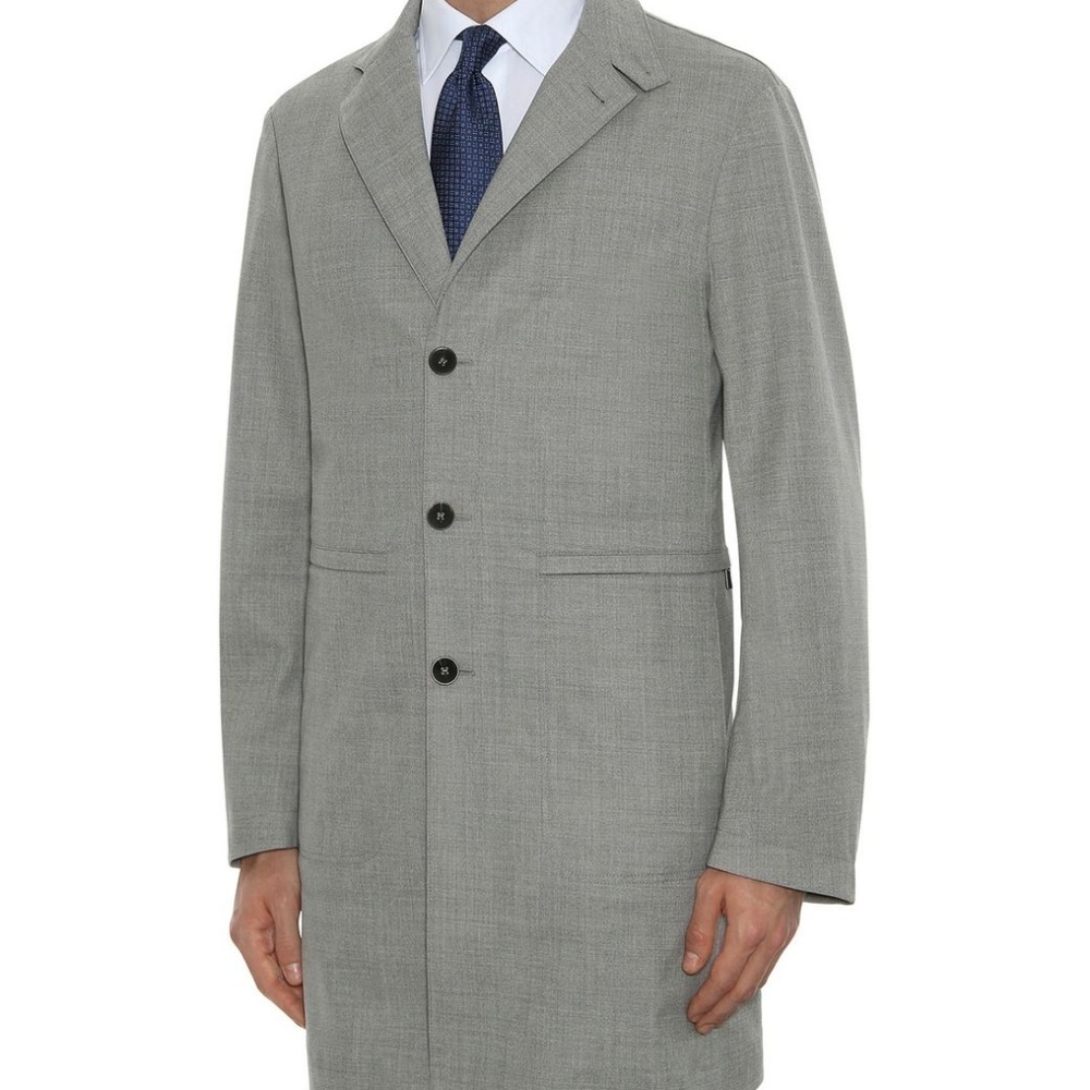 Men's Light Gray Impeccabile 2.0 Super 130's Wool